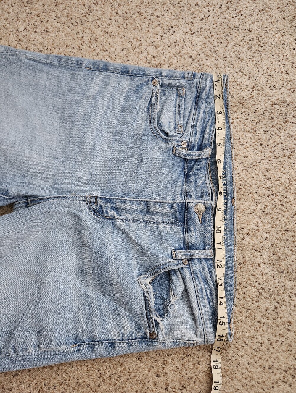 American Eagle Kick Boot Cropped Jeans - Picture 6 of 10